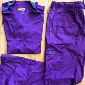 Wonderwink scrub set large